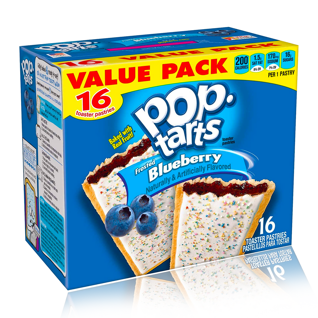 Poptarts Frosted Blueberry 16 Pack