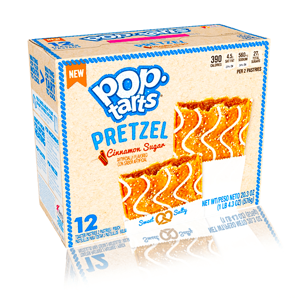 Poptarts Pretzel Cinnamon Sugar 12 Pack 576g