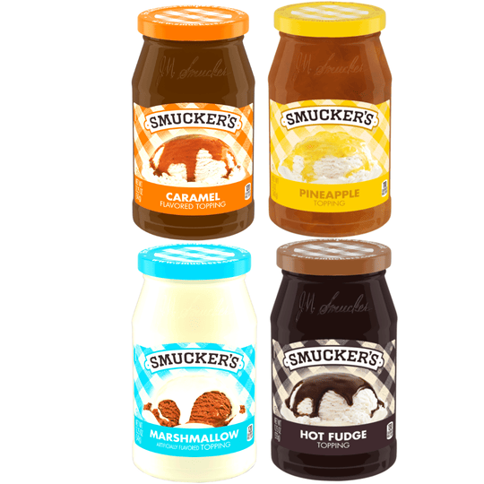 Smuckers Spoonable Dessert Topping Flavours