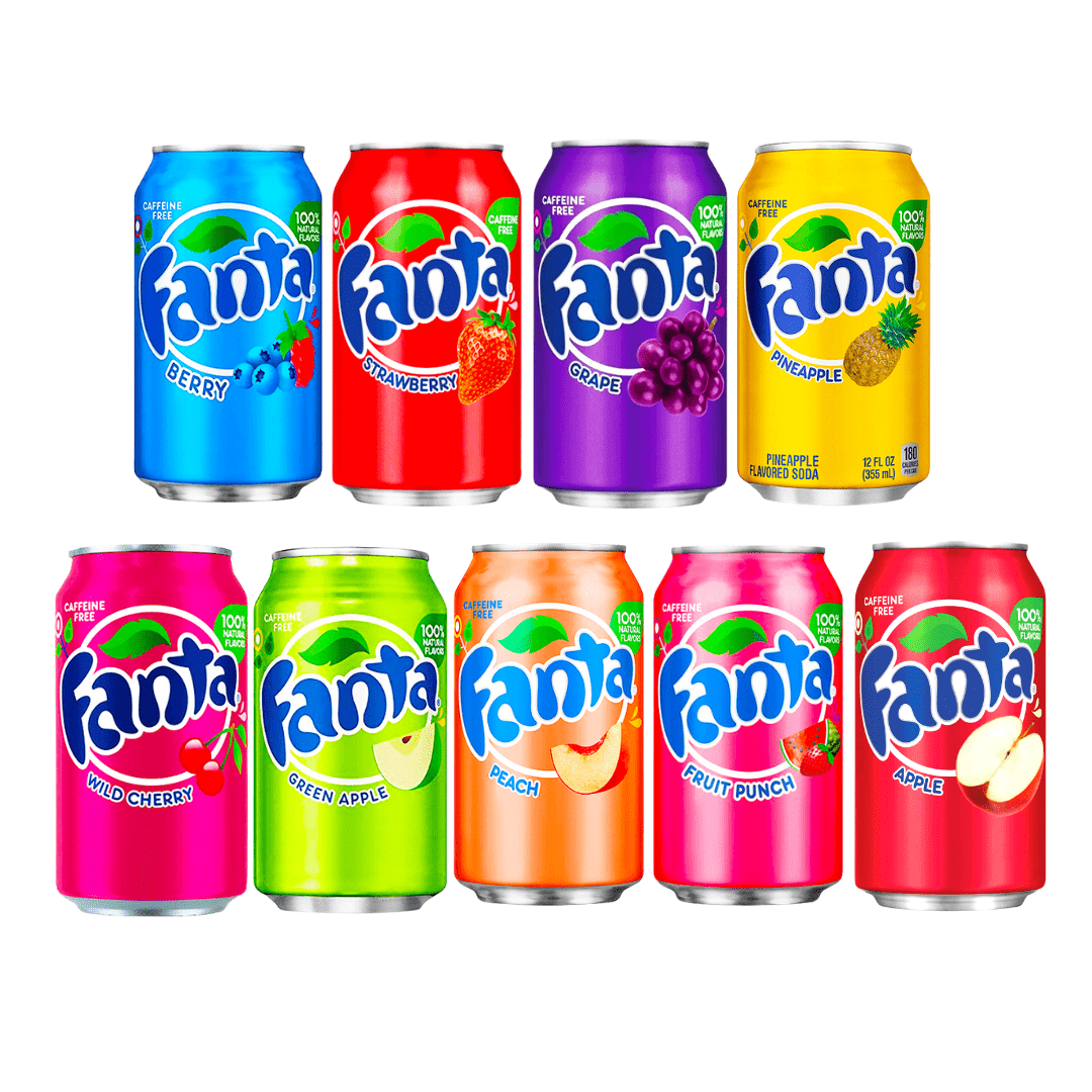 Mini Assorted Fanta Fanta Can Assorted Flavours – United Sweets