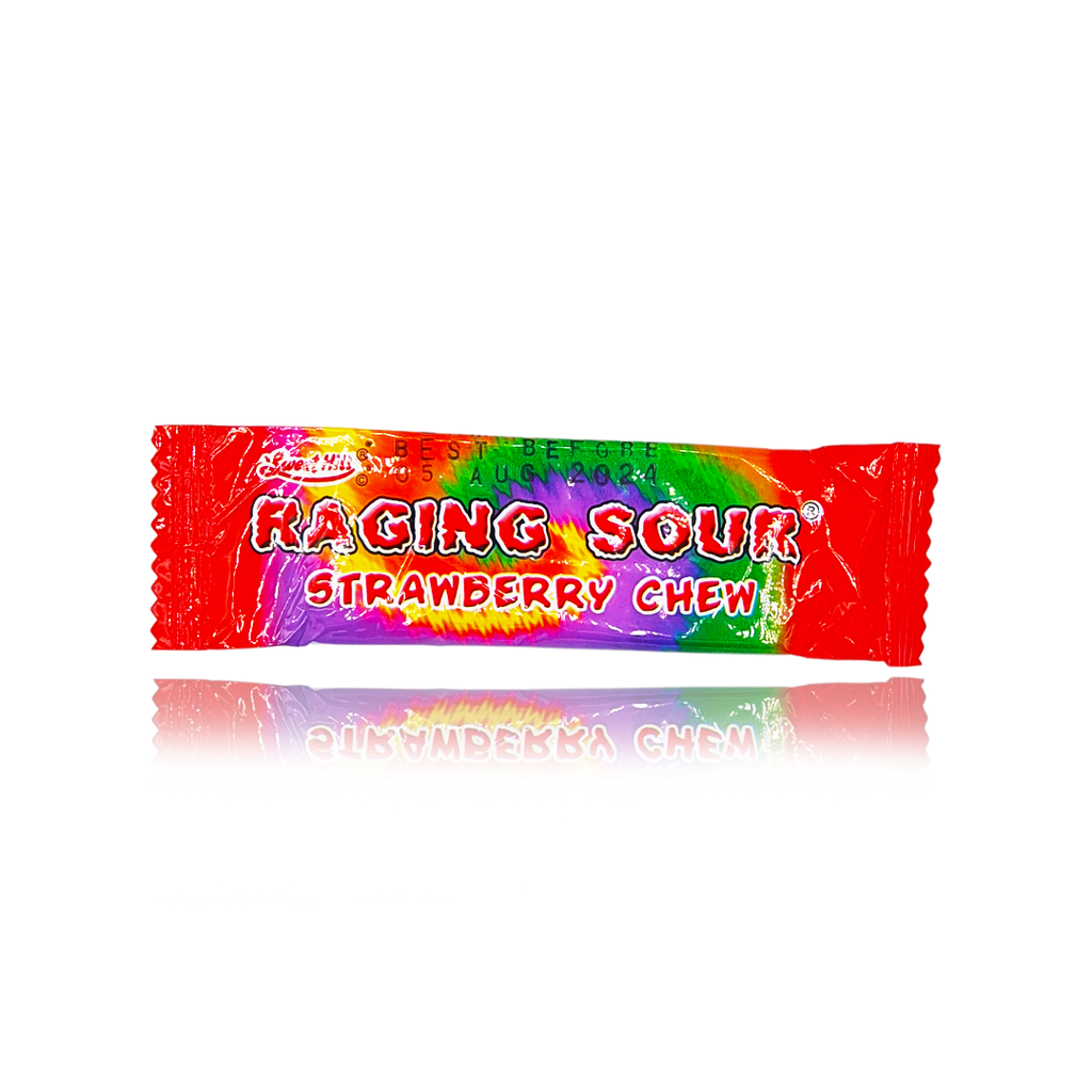 Raging Sour Strawberry Chew Bar 12g