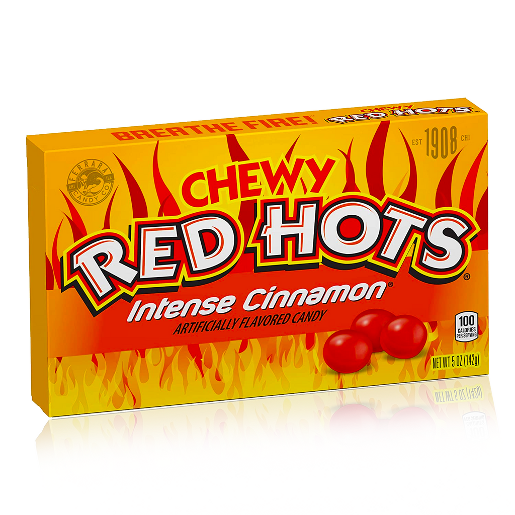 Red Hots Chewy Intense Cinnamon Theatre Box 142g