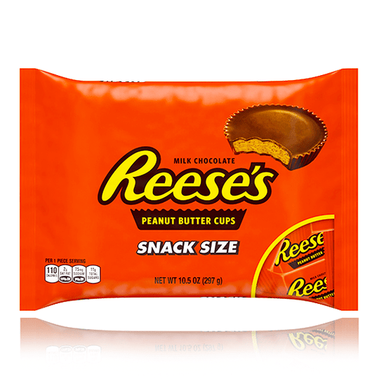 Reese's Peanut Butter Milk Choc Cups Snack Size Bag 297g