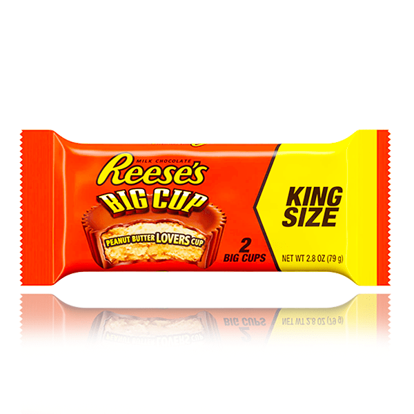 Reese's Peanut Butter Milk Choc Big Cups King Size 79g