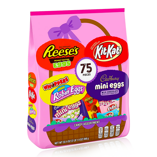 Reese's Kit Kat, Whoppers Cadbury Candy Assortment Easter Edition XL 946g
