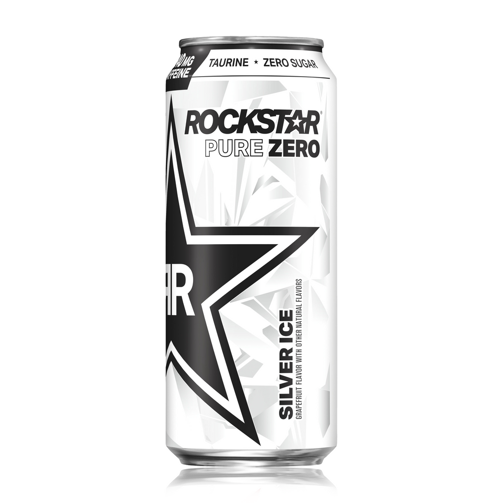 Rockstar Energy Pure Zero Silver Ice