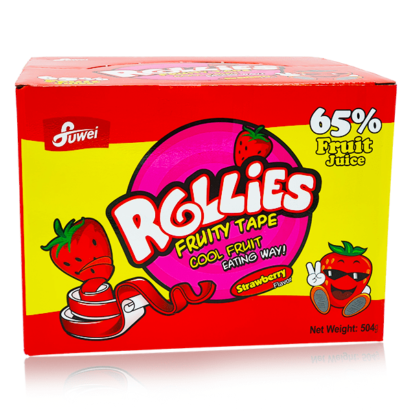 Rollies Fruity Tape Strawberry 24 Pack Box