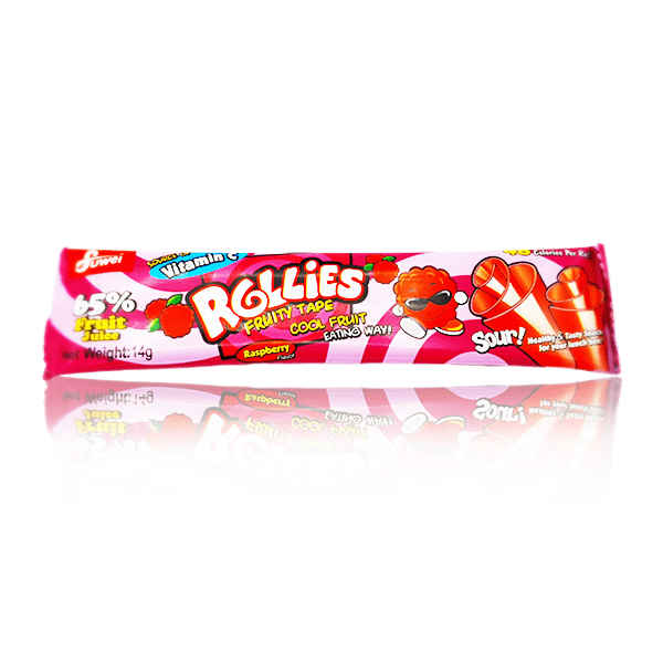 Rollies Fruity Tape Sour Raspberry 14g