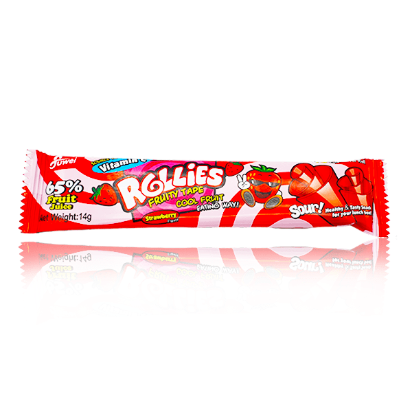 Rollies Fruity Tape Sour Strawberry 14g