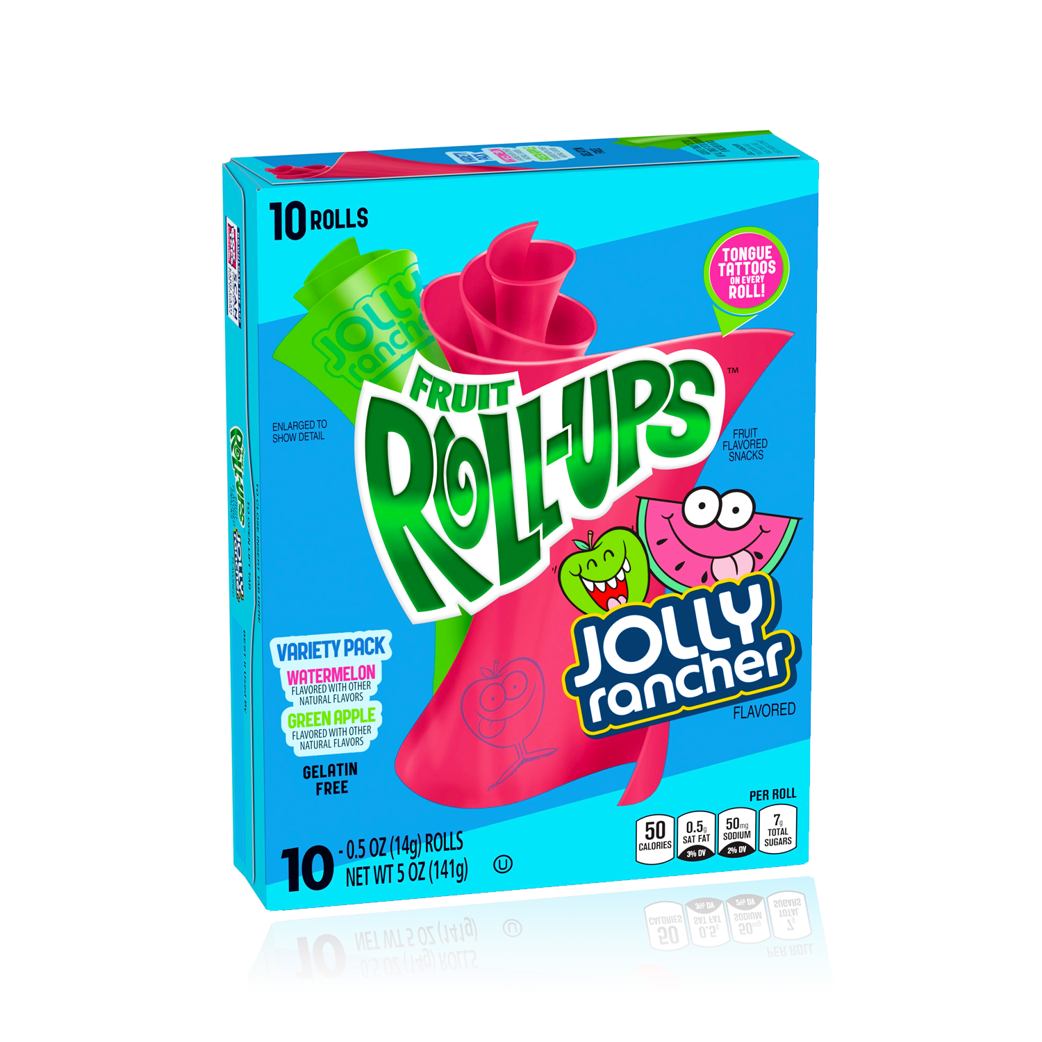 Fruit Roll-Ups Jolly Rancher 10 Pack 141g – United Sweets