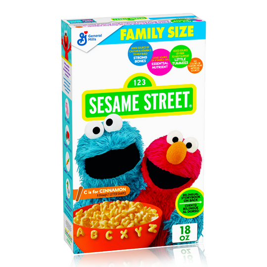 Sesame Street C Is For Cinnamon Limited Edition Cereal Family Size 510g