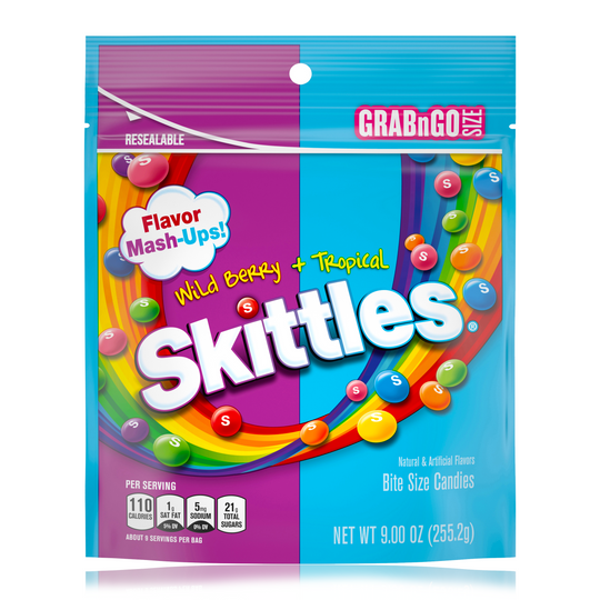 Skittles Wild Berry & Tropical Mashup Large 255g