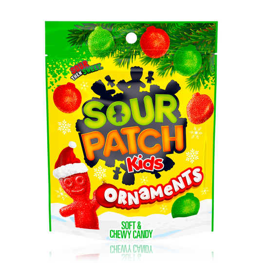 Sour Patch Kids Ornaments Large Bag 283g (Made in Canada) Best Before: 06/2024