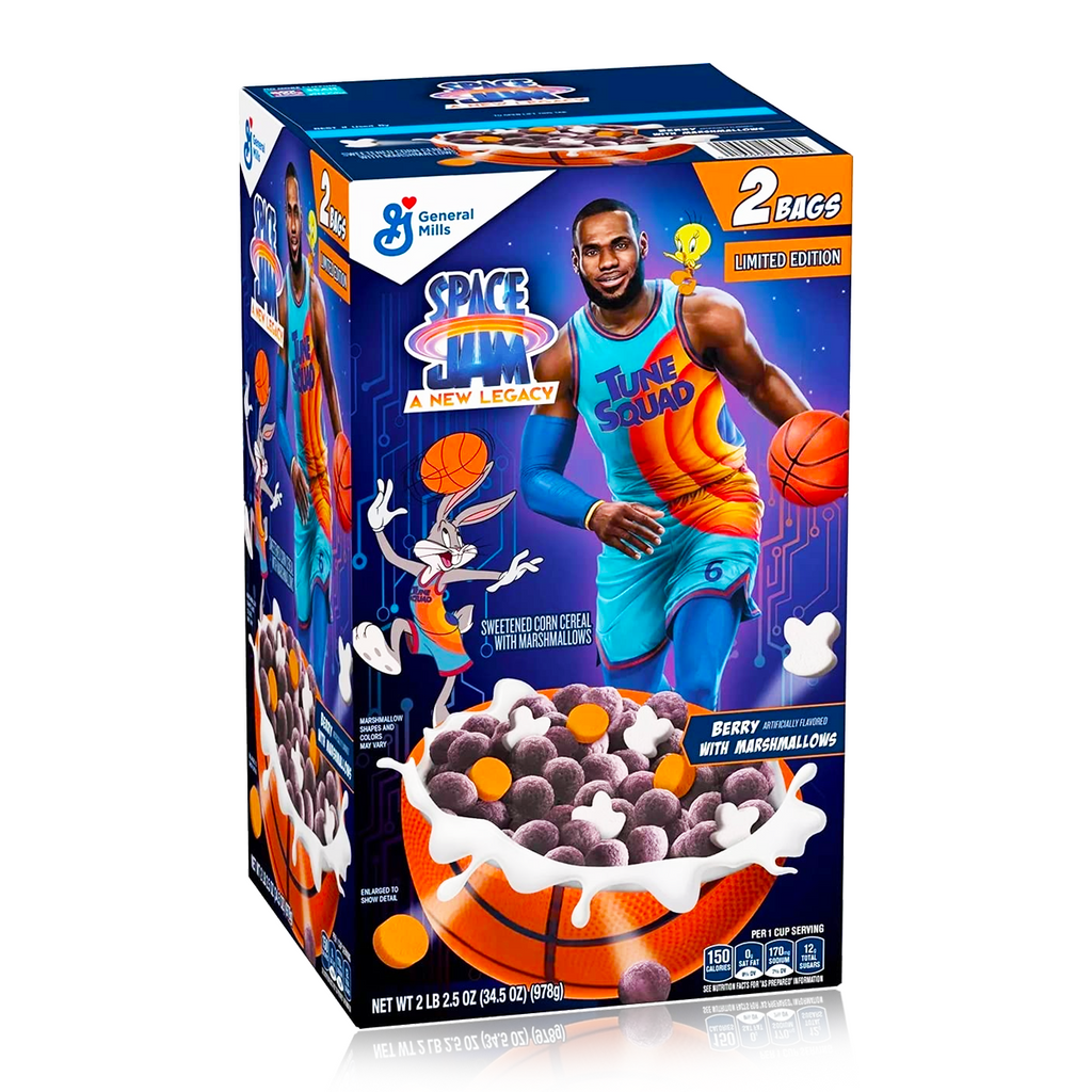Space Jam Berry & Marshmallow 2 Bags XL Limited Edition Cereal 978g