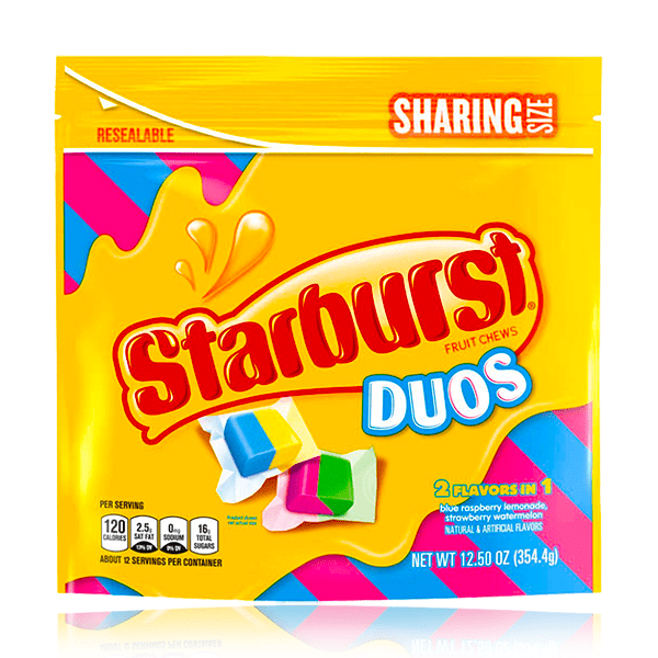 Starburst Chews Duos Share Size 354g