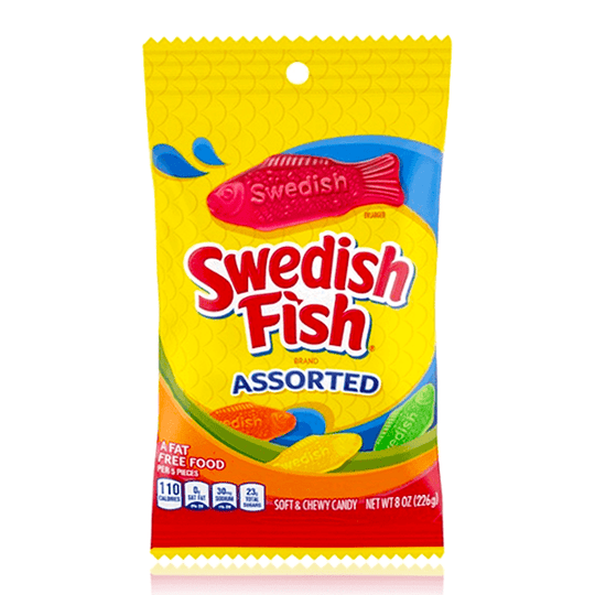 Swedish Fish Assorted Bag 226g