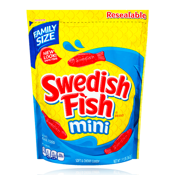 Swedish Fish Mini's  Xxl Bag 816g