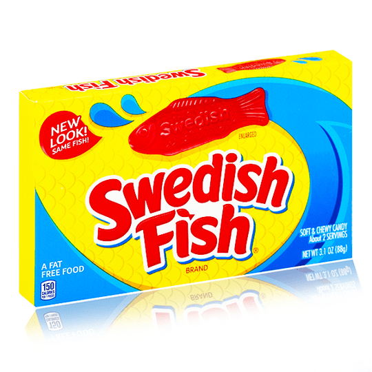 Swedish Fish RED Theatre Box 88g (Best before: 27/07/2024)
