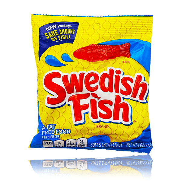 Swedish Fish RED Peg Bag 102g