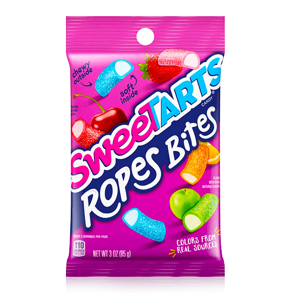 Sweetarts Ropes Bites Peg Bag 85g