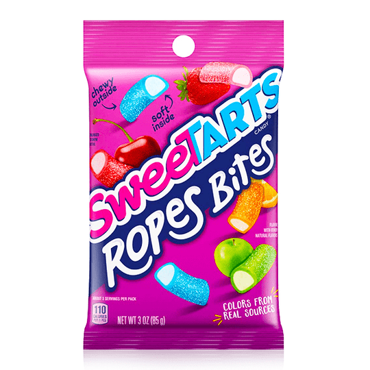 Sweetarts Ropes Bites Peg Bag 85g