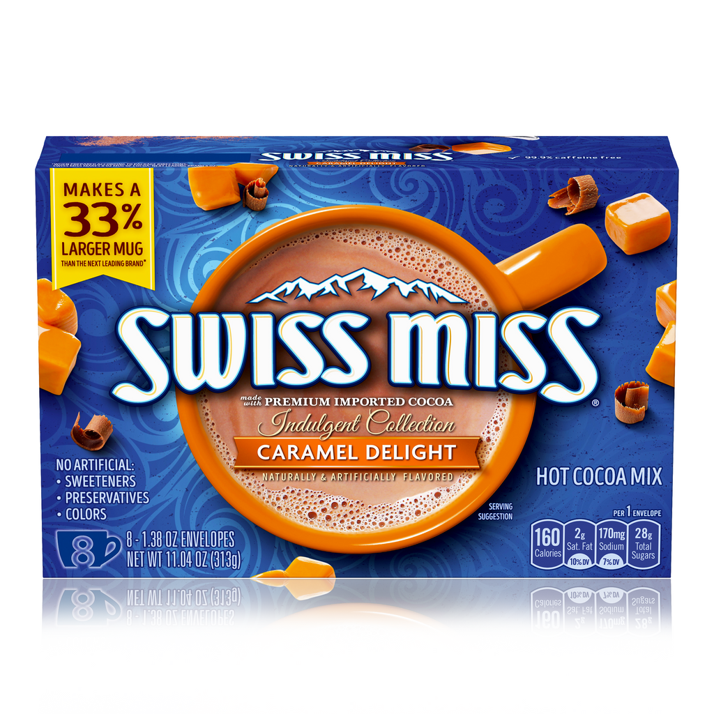 Swiss Miss Hot Caramel Delight 8 Pack Box 313g