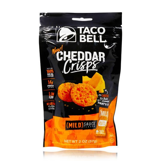 Taco Bell Cheddar Crisp Mild Sauce Bag 57g
