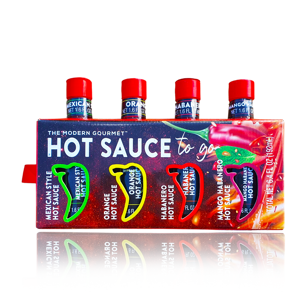 The Modern Gourmet Hot Sauce To Go 4 Pack 192ml