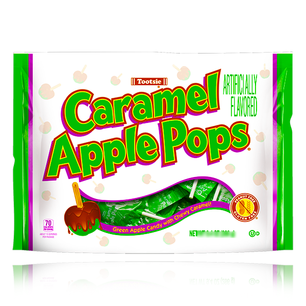 Tootsie Caramel Apple Pops Bag 141g