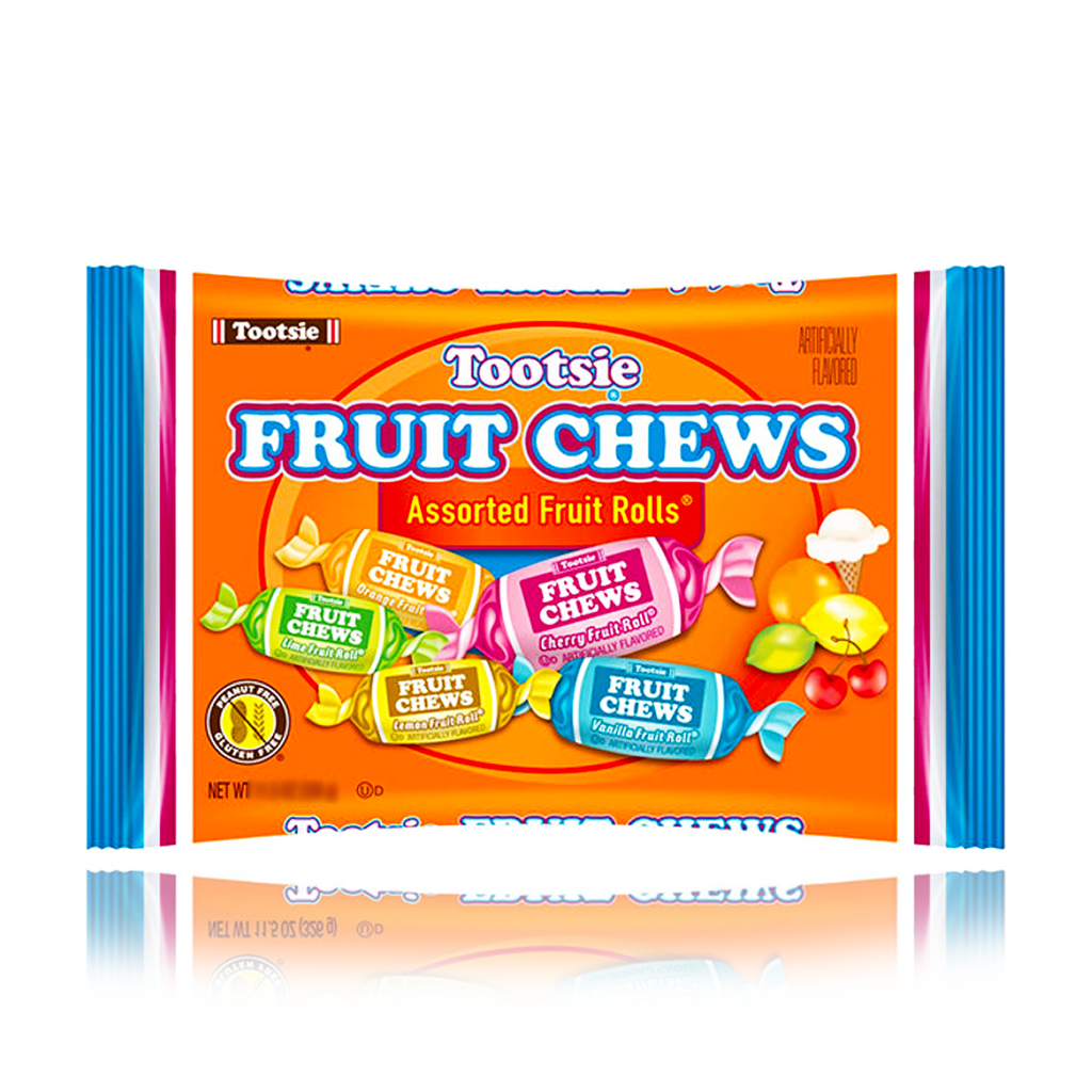 Tootsie Fruit Chews Peg Bag 165g