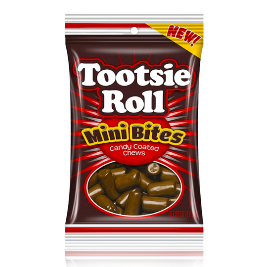 Tootsie Roll Mini Bites Chews Peg Bag 155g