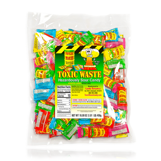 Toxic Waste 5 Flavours Large Bag 456g