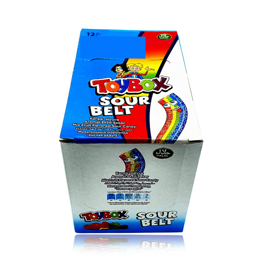 Toybox Sour Belt 12 Pack Box