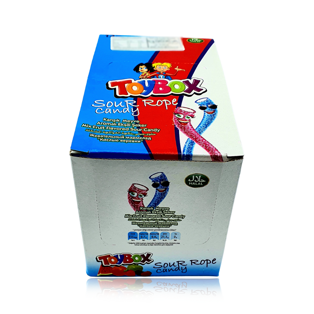 Toybox Sour Rope 12 Pack Box