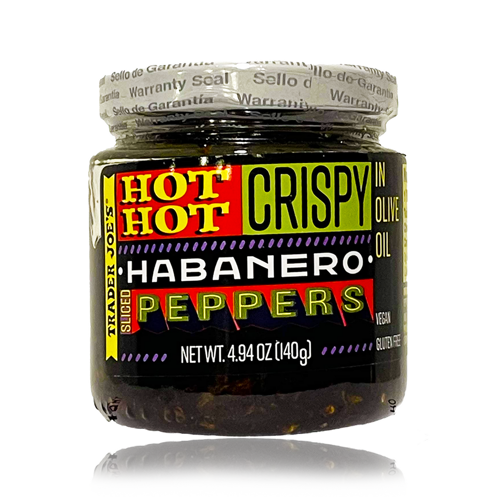 Trader Joe's Hot Hot Crispy Habanero Sliced Peppers 140g