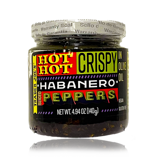 Trader Joe's Hot Hot Crispy Habanero Sliced Peppers 140g