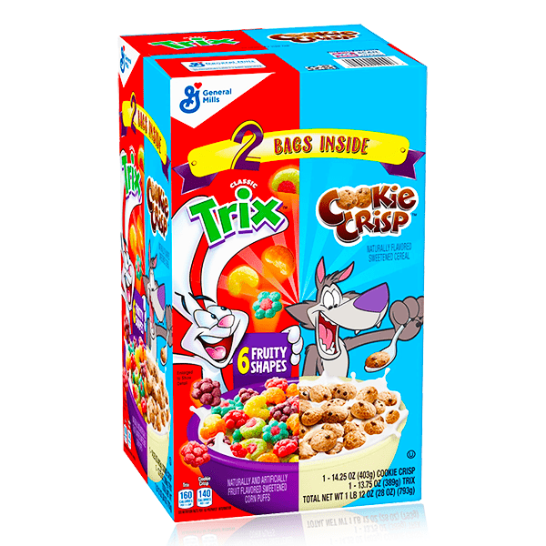 Trix & Cookie Crisp Cereal 739g
