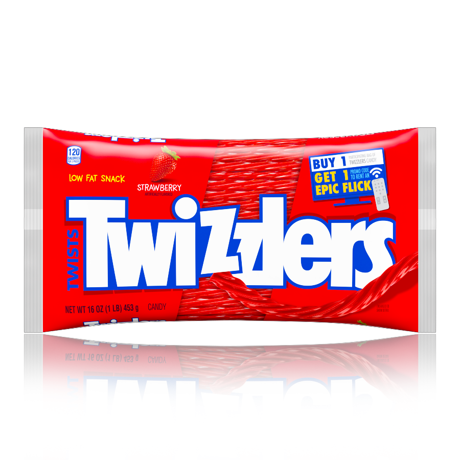 Twizzler Twists Strawberry Large Bag 453g