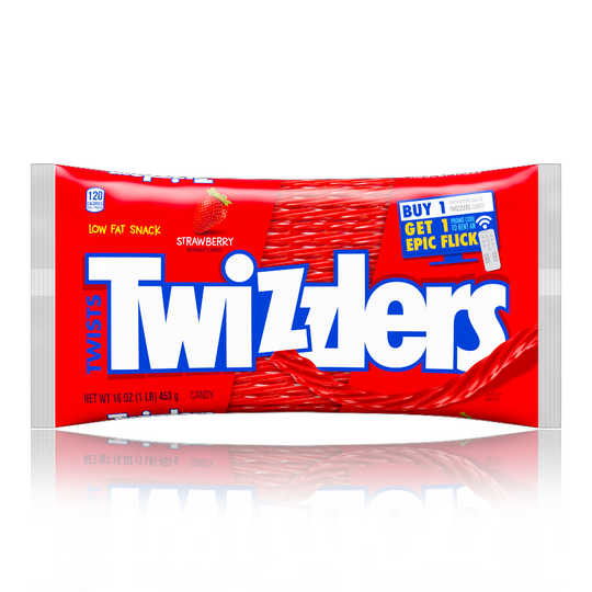 Twizzler Twists Strawberry Large Bag 453g