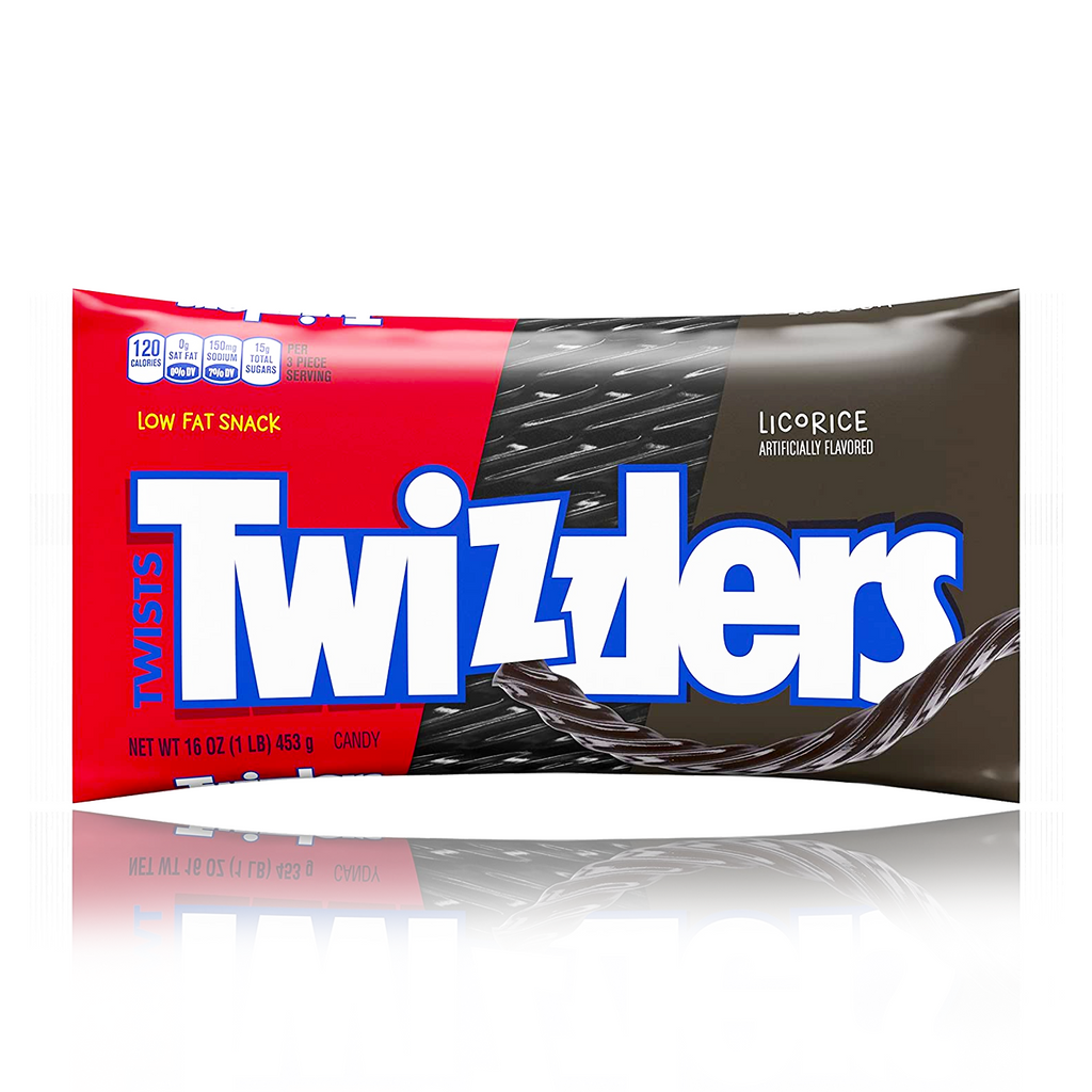 Twizzler Twists Black Licorice Large Bag 453g