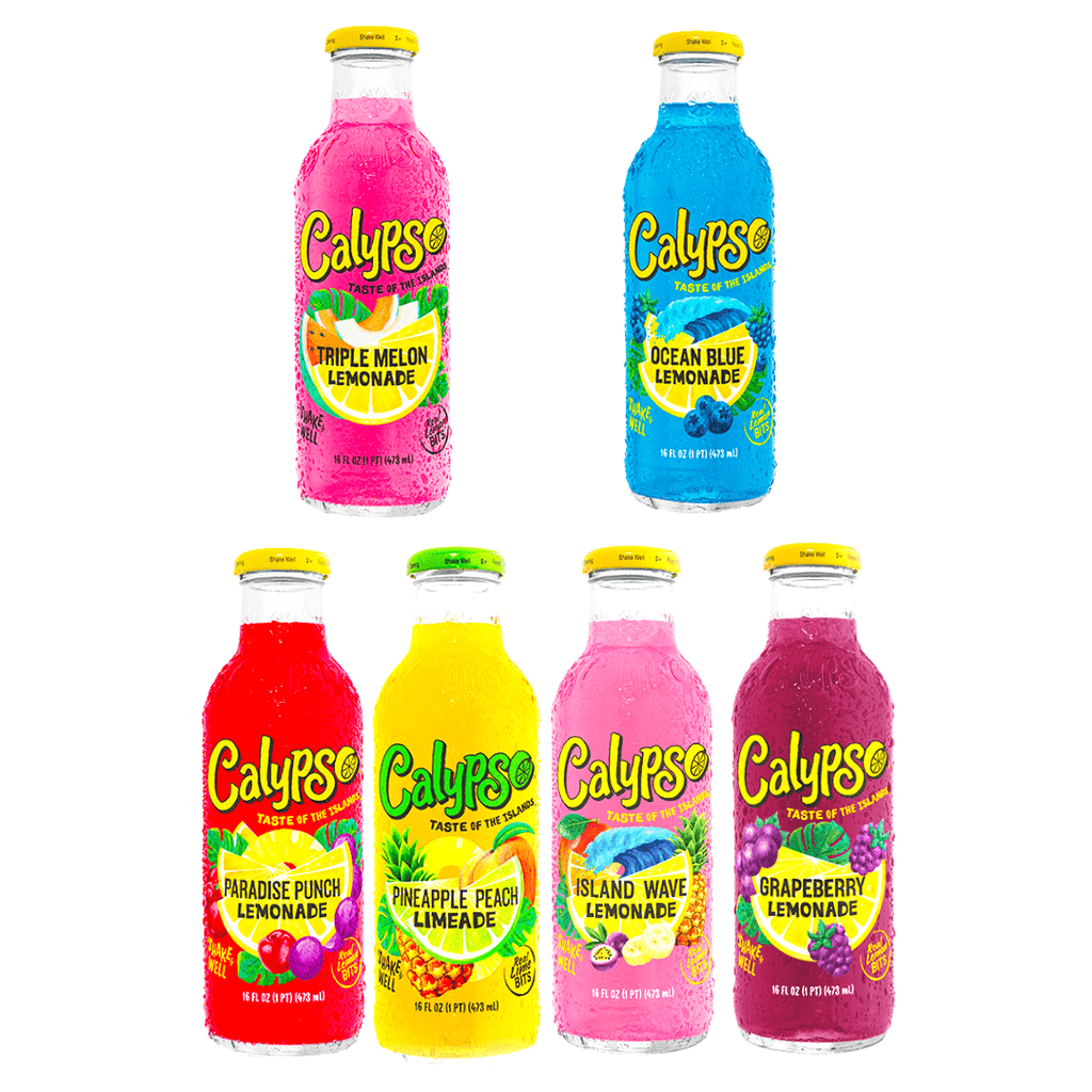 Calypso Assorted Lemonades Bottles 473ml