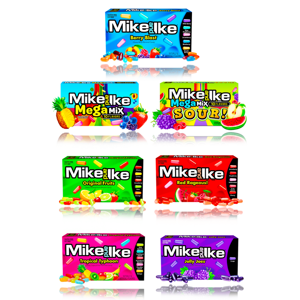 Mike & Ike Theatre Boxes Assorted Flavours 141g -Dated/Damaged