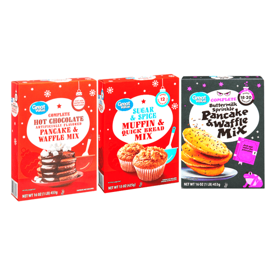 Great Value Baking Mixes Assorted Boxes