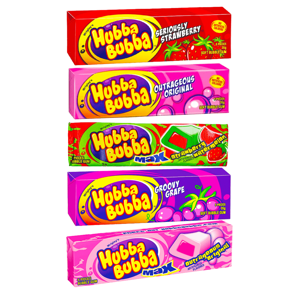 Hubba Bubba Bubble Gum Stick Assorted Flavours