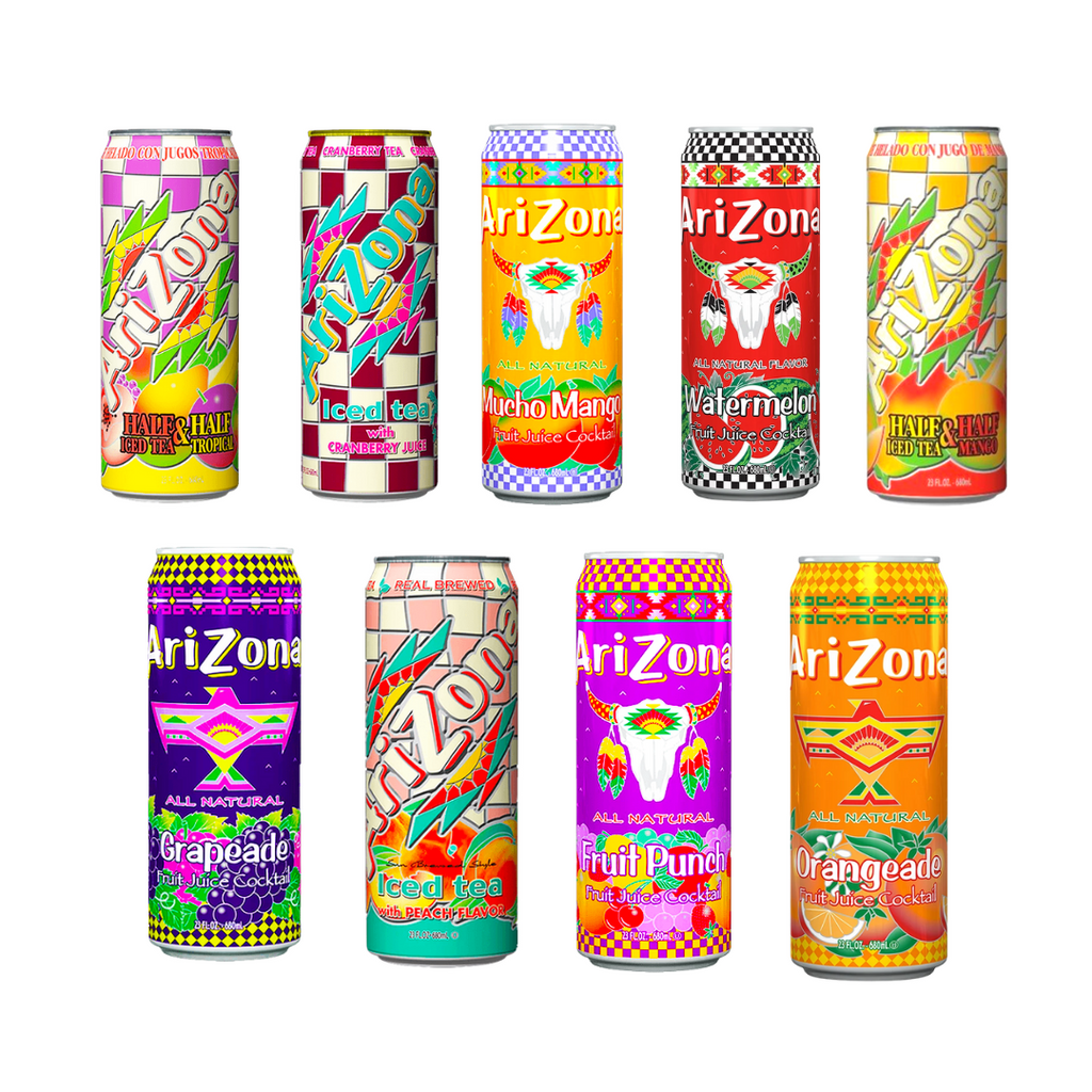 Arizona Iced Tea Assorted Flavours 680ml Can – United Sweets