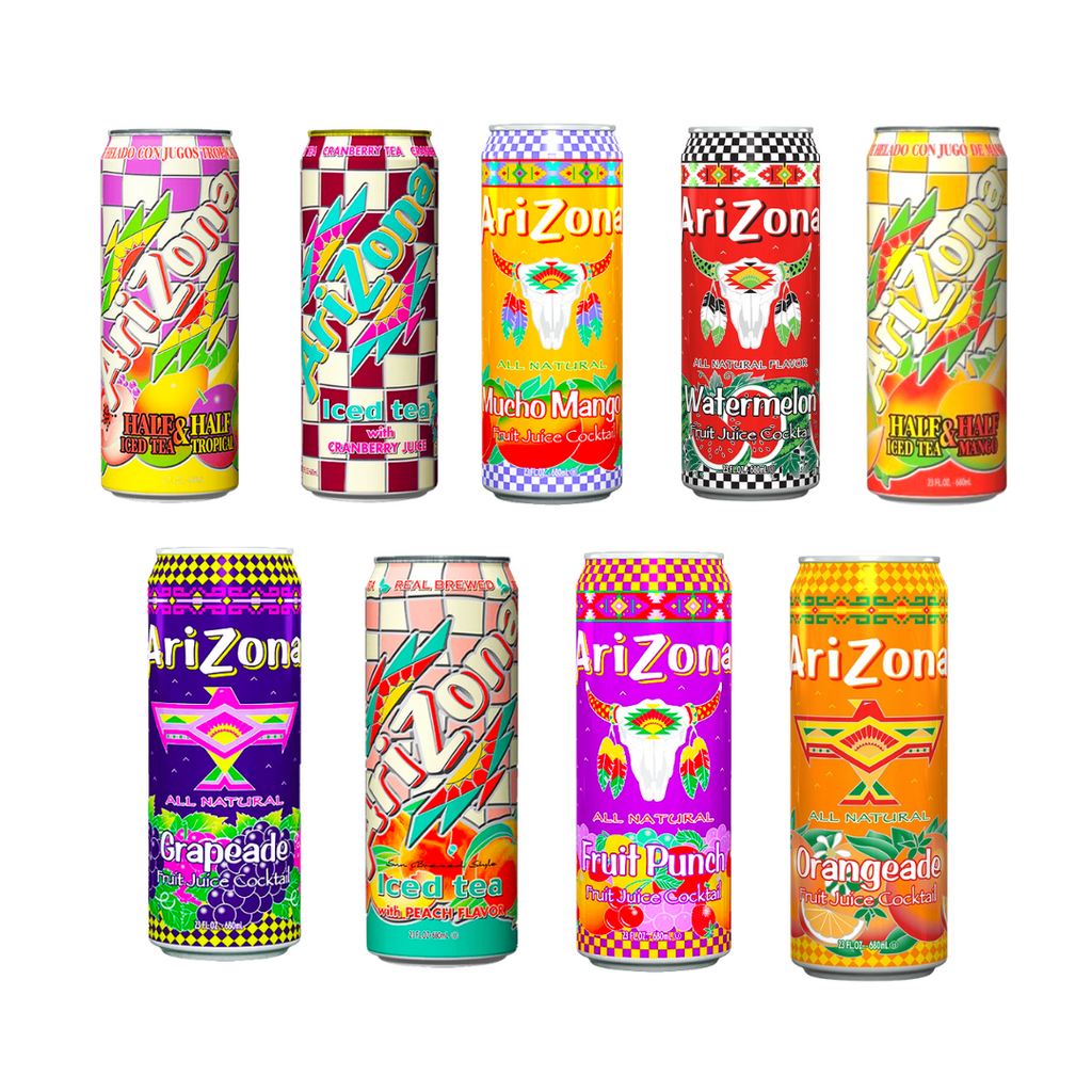 Arizona Iced Tea Assorted Flavours 680ml Can