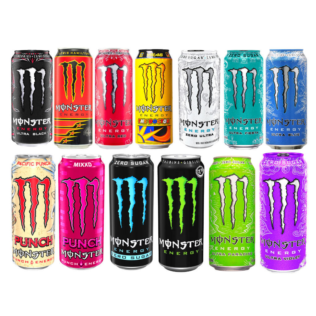 Monster Energy Drinks Range Assorted Flavours 500ml