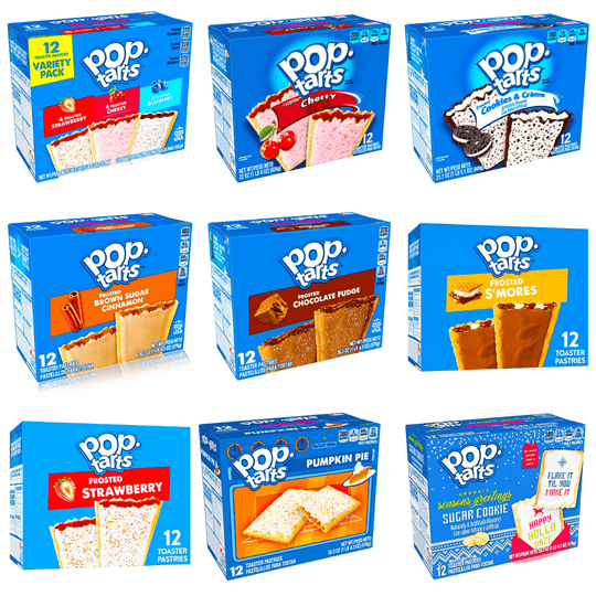 Poptarts Assorted Flavours 6 Pack Range