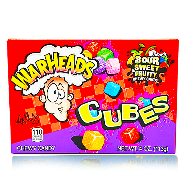 Warheads Sour Cubes Theatre Box 113g