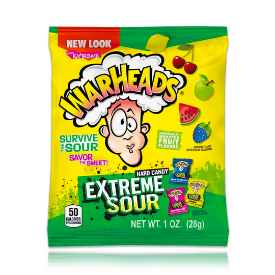 Warheads Extreme Hard Candy Mini Bag 28g